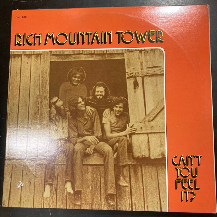 Rich Mountain Tower - Can't You Feel It (US/1976) LP (VG+/VG+) -folk rock-